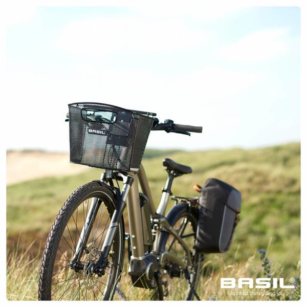 Basil Miles - Fahrradrucksack - 17 Liter - schwarz/grau