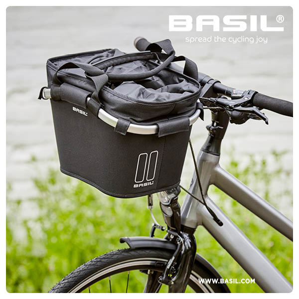 Basil Magnolia Carry All KF – Fahrradkorb – vorne - schwarz